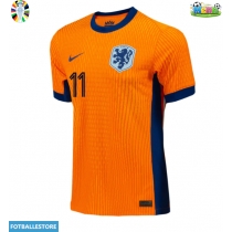 Nederland Cody Gakpo #11 Hjemmedrakt EM 2024 Kortermet